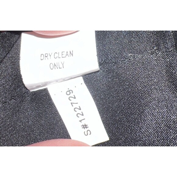 KAY UNGER NEW YORK Women's Dress Sz 6 Cap Sleeveless V-Neck Blue Black Leopard - Picture 13 of 13